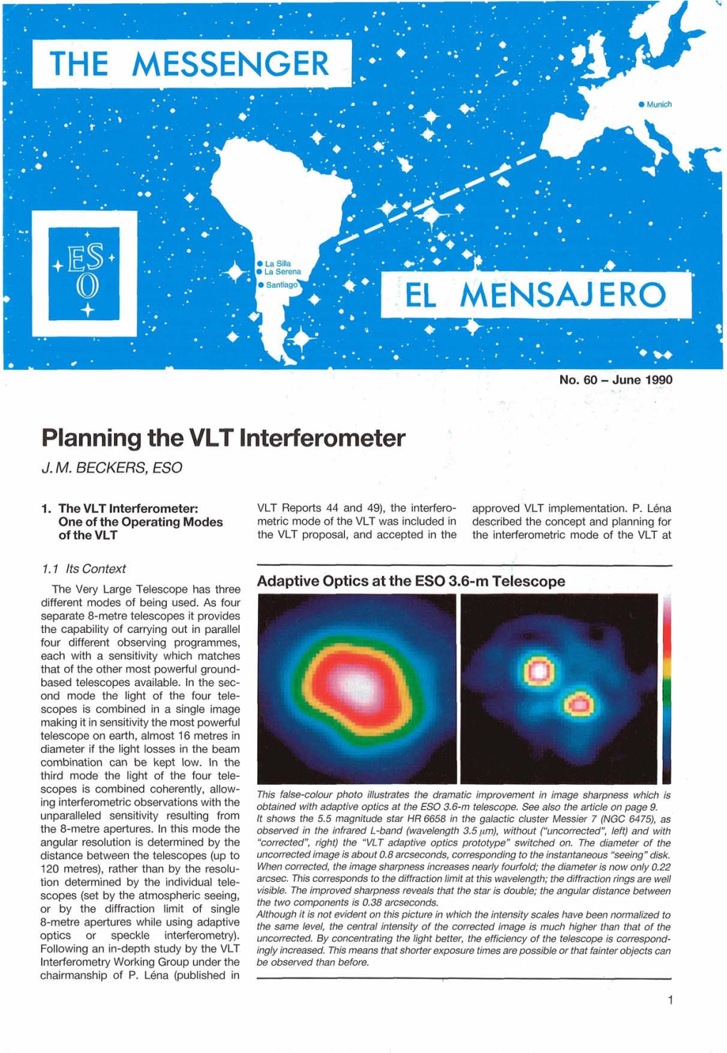 Planning the VLT Interferometer
