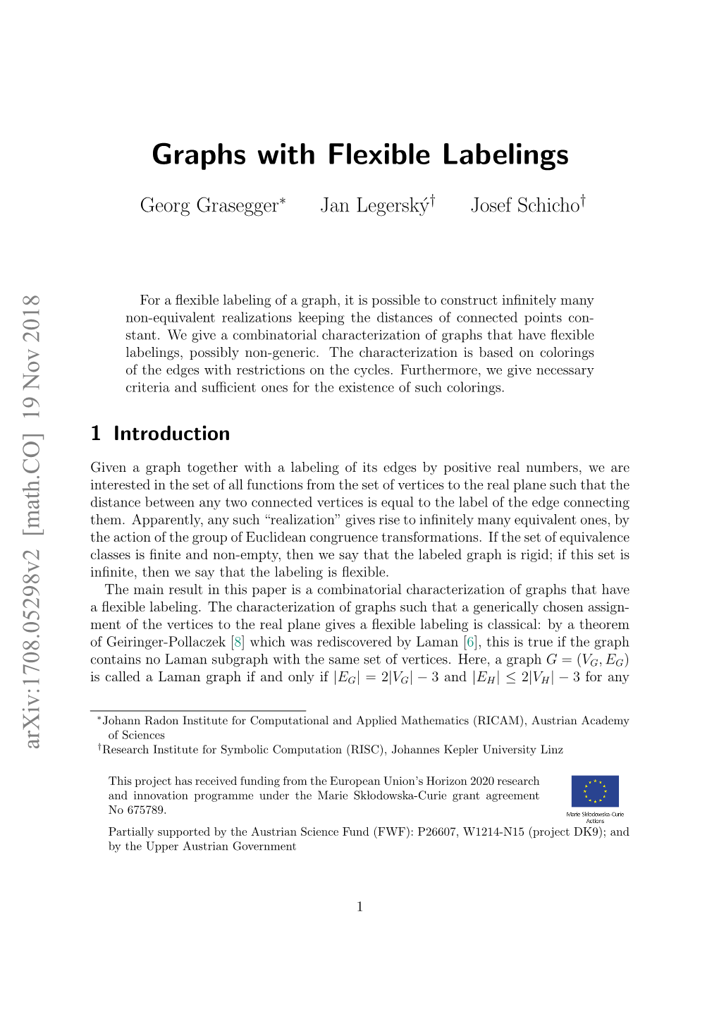 Graphs with Flexible Labelings