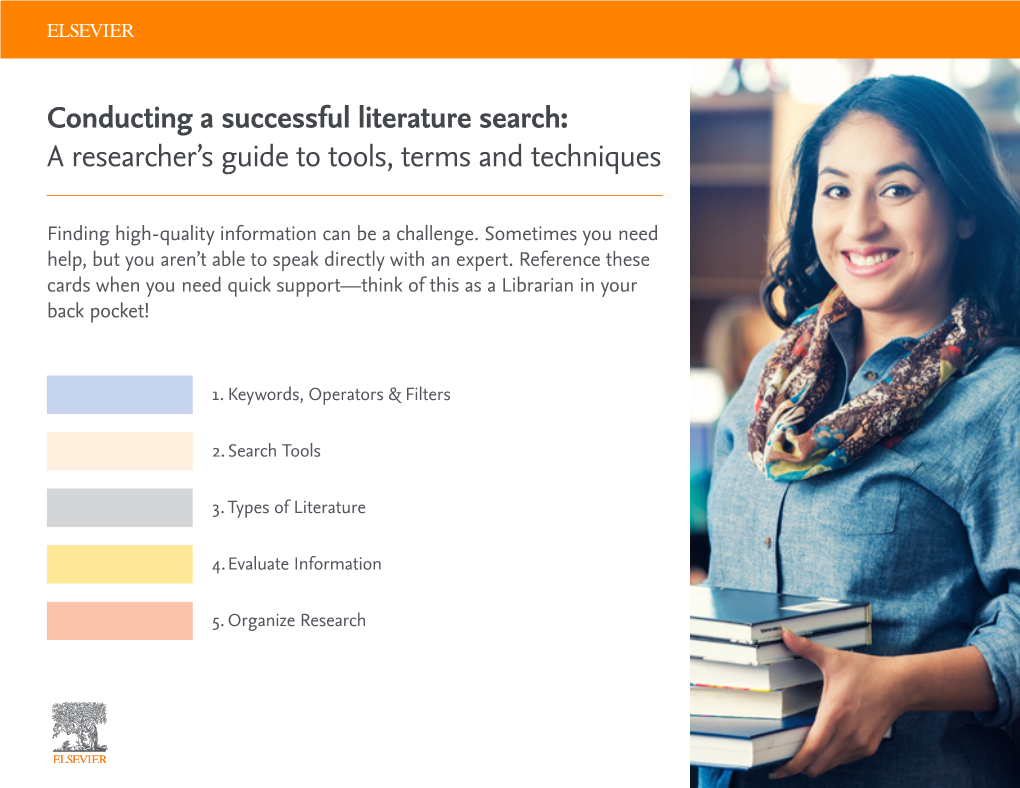 Conducting a Successful Literature Search: a Researcher's Guide To