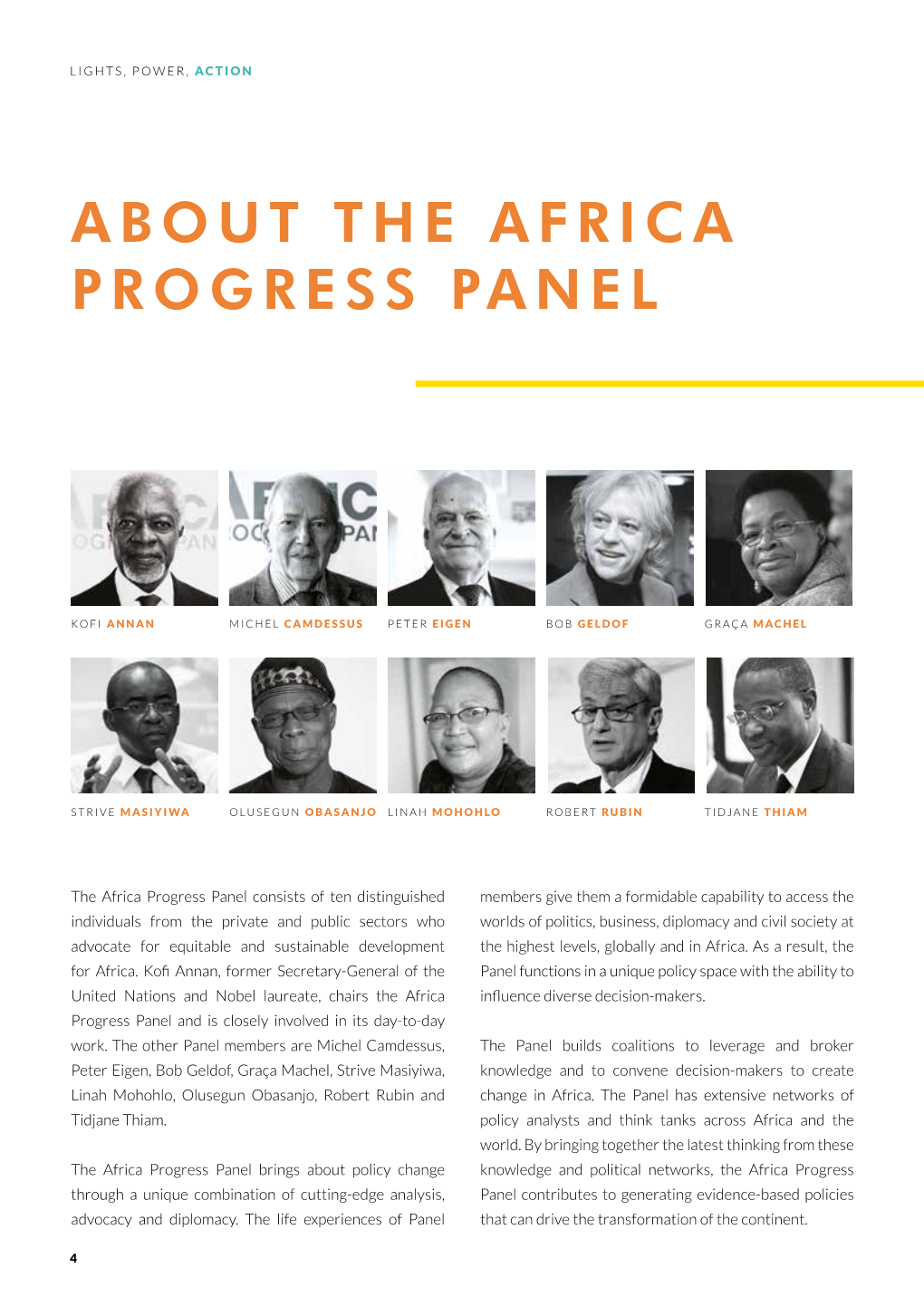 About the Africa Progress Panel