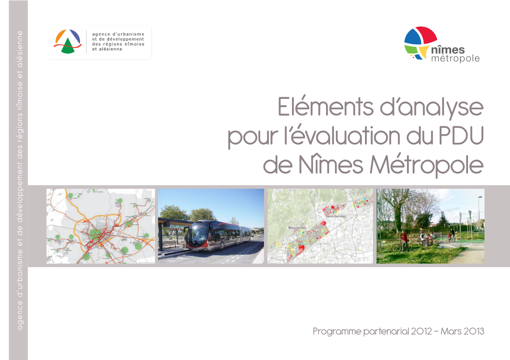 Eléments D'analyse Pour L'évaluation Du PDU De Nîmes Métropole