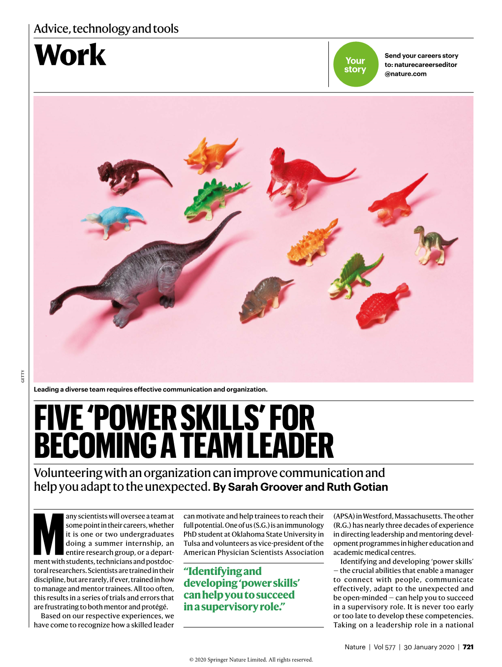 'Power Skills' for Becoming a Team Leader