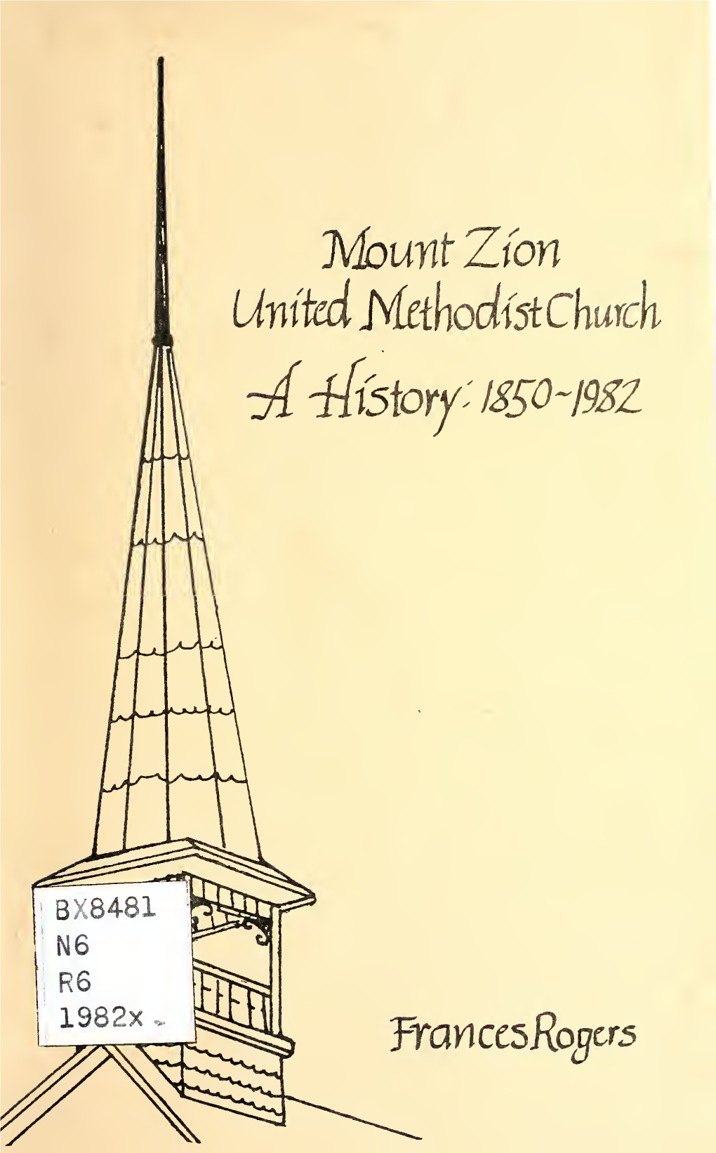 Mount Zion United Methodist Church : a History, 185