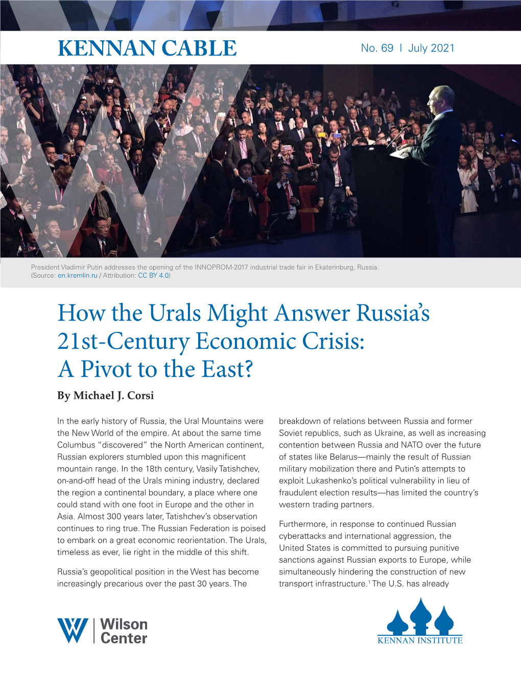 How the Urals Might Answer Russia's 21St-Century