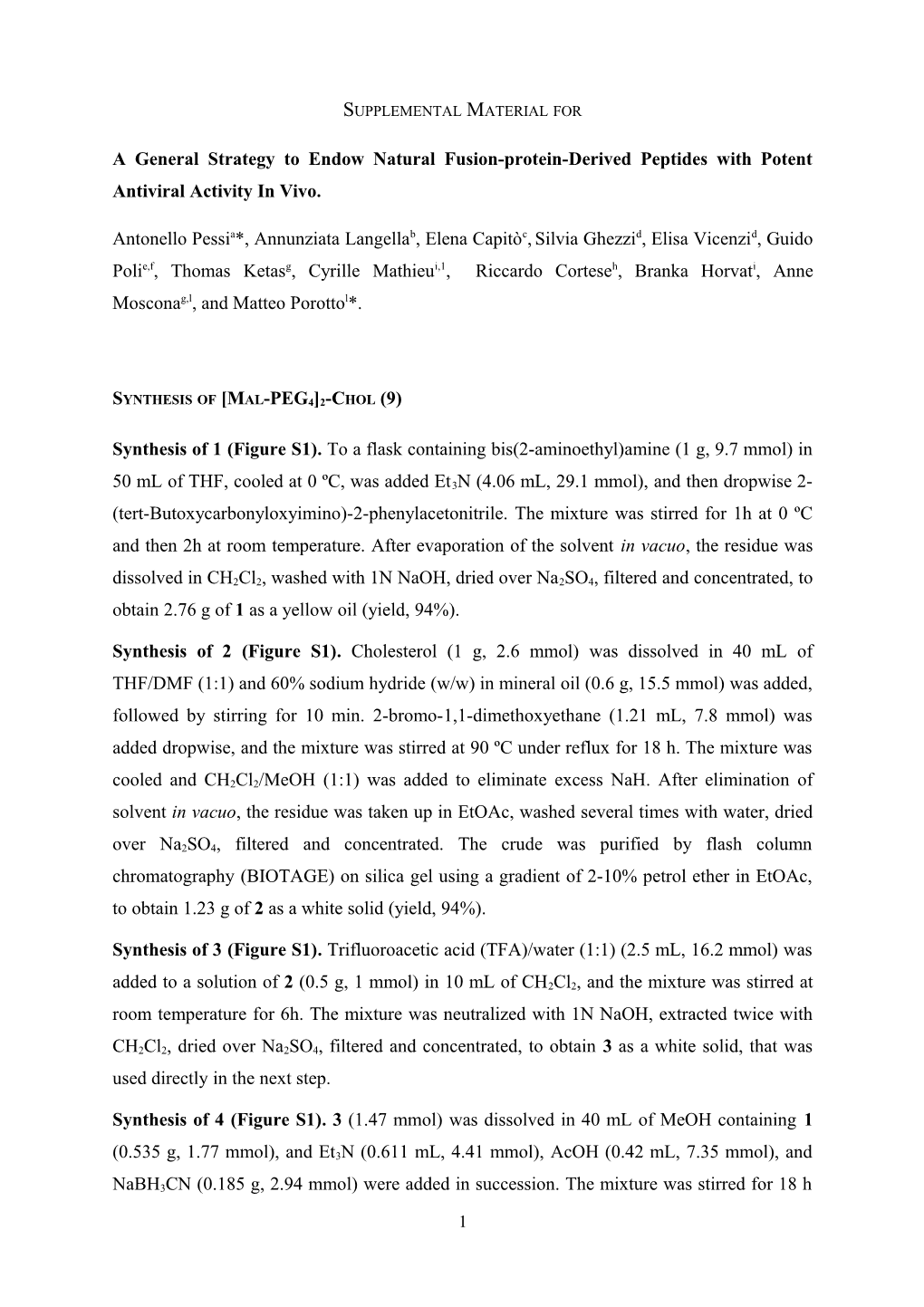 A General Strategy to Endow Natural Fusion-Protein-Derived Peptides with Potent Antiviral