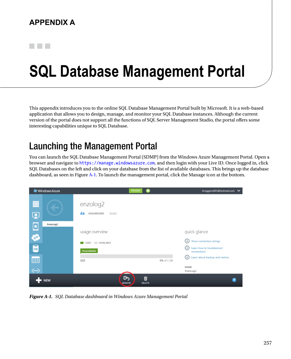 SQL Database Management Portal