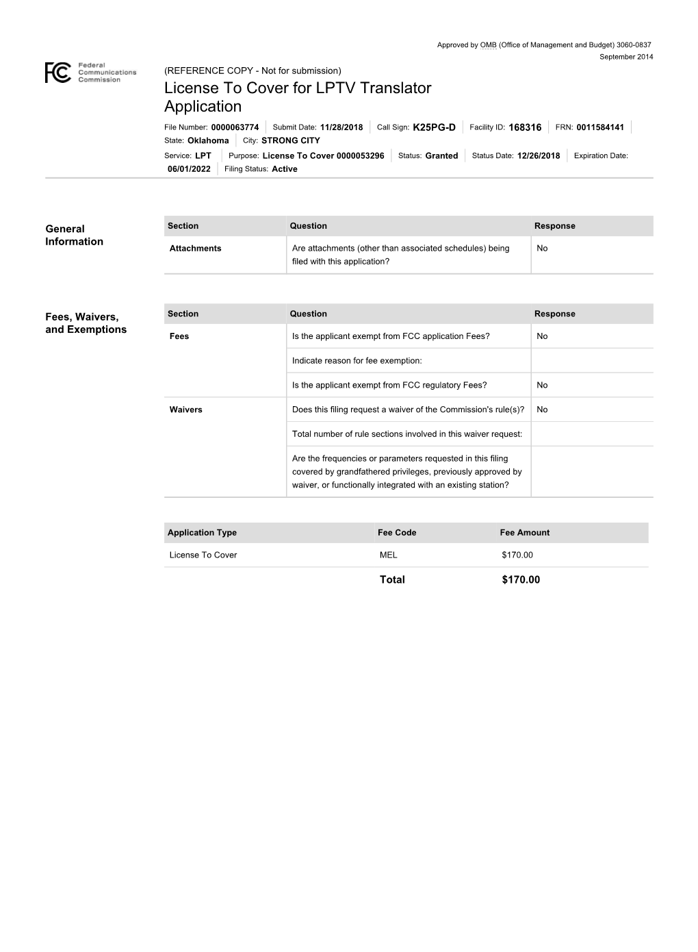 Licensing and Management System