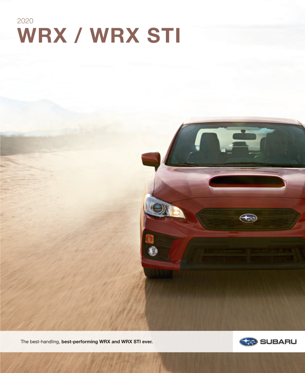 2020 Subaru WRX Brochure