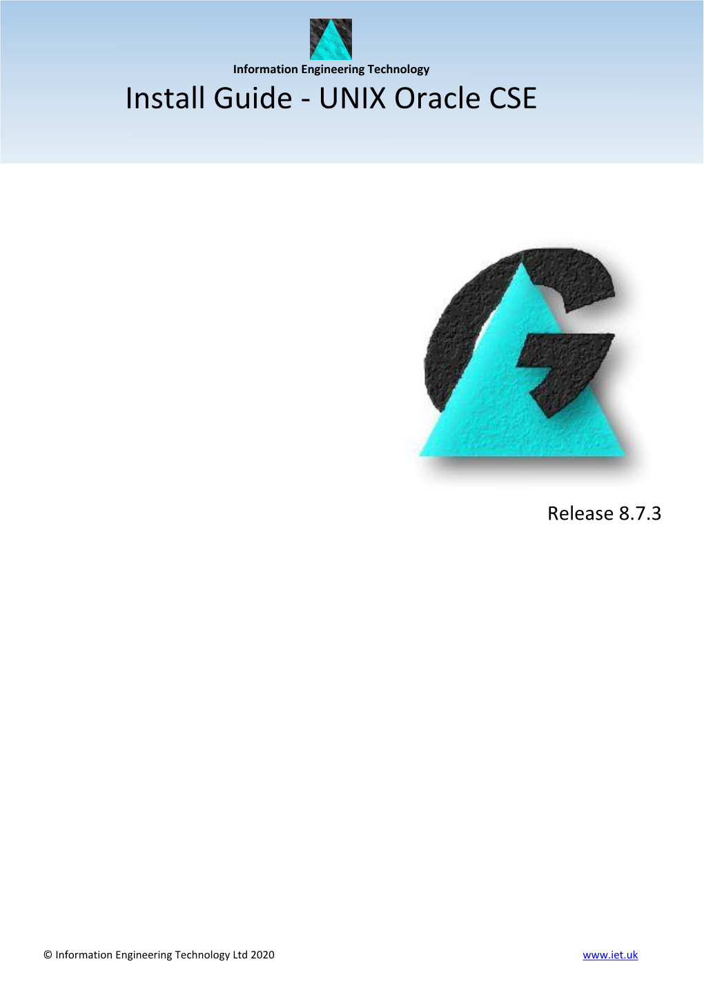 Install Guide - UNIX Oracle CSE