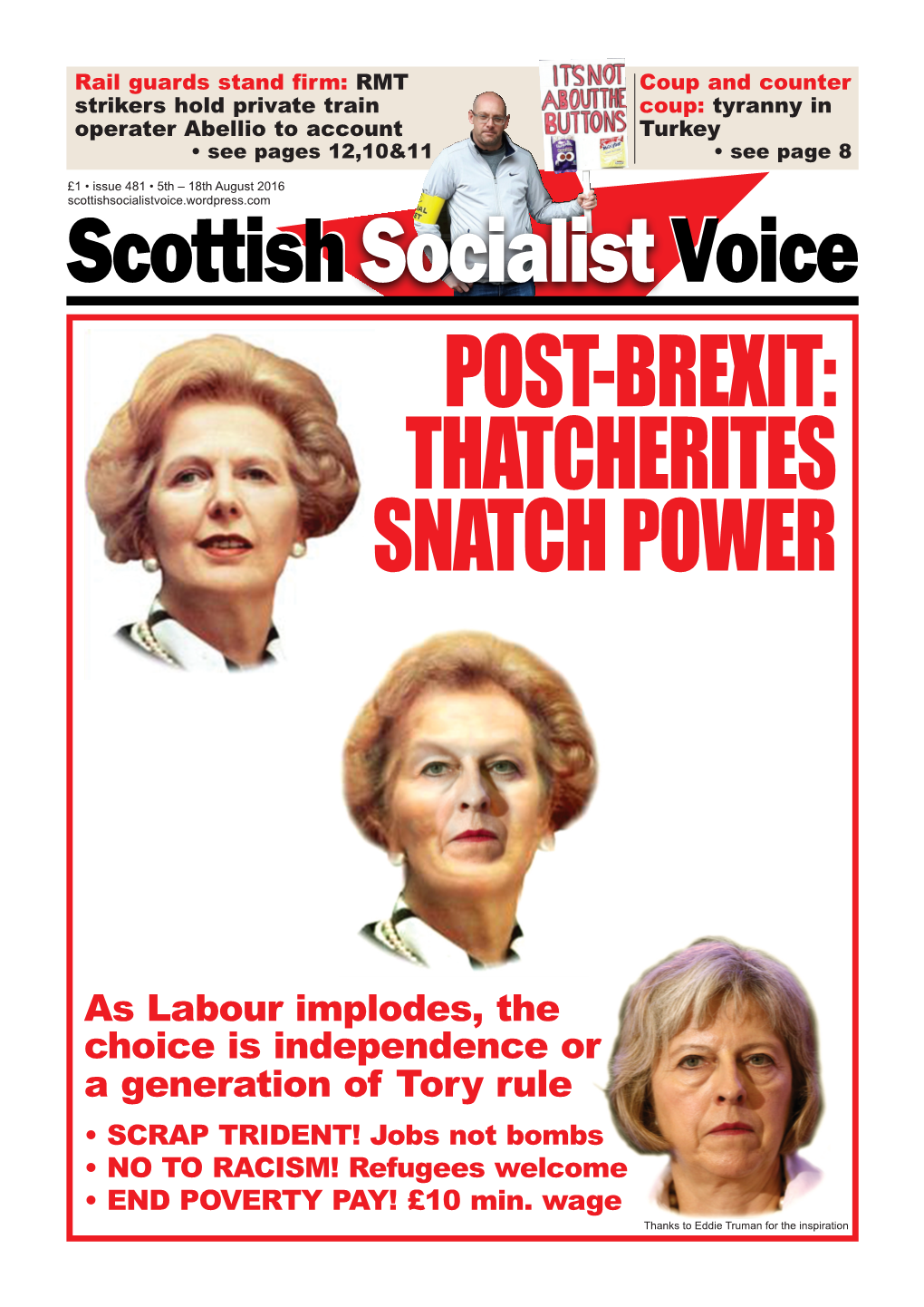 Post-Brexit: Thatcherites Snatch Power
