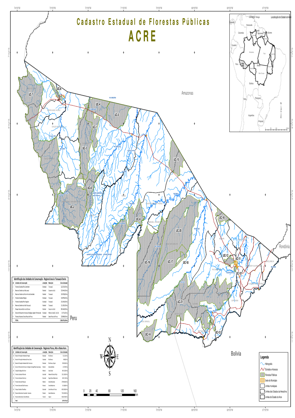 Cadastro Florestas Públicas Do Acre 2018