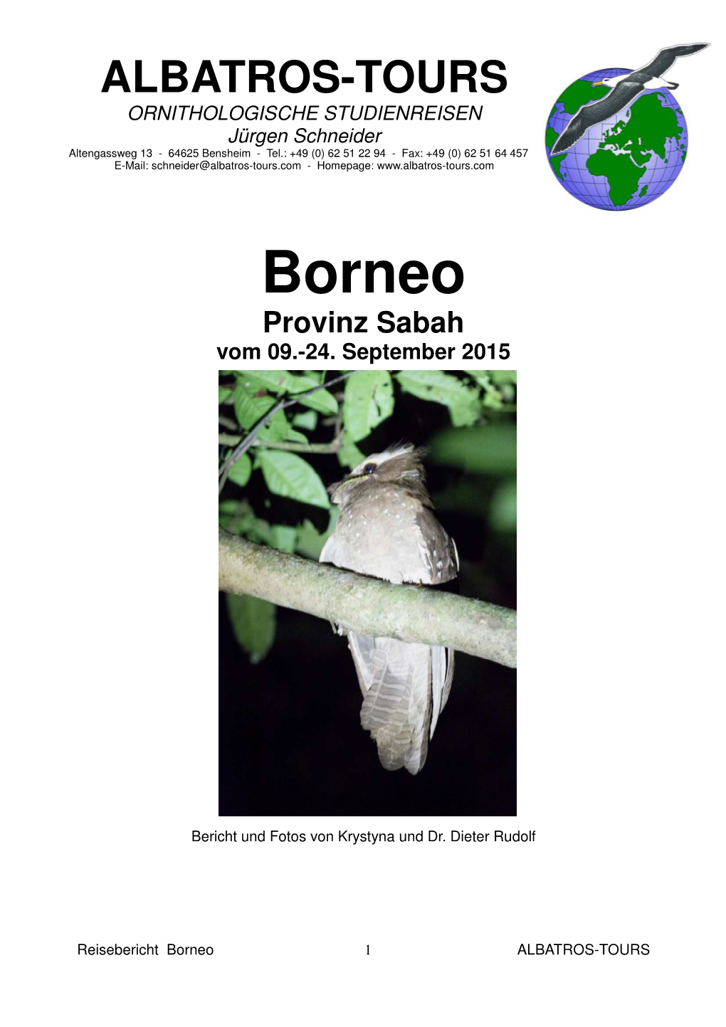 Borneo Im September 2015 D. Rudolf