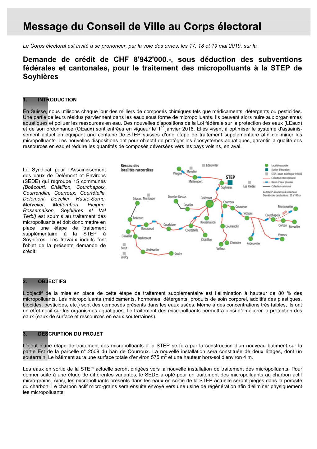 Rapport Au Conseil Communal