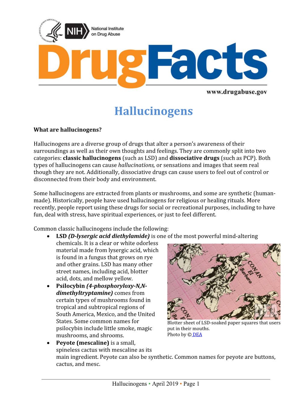 Hallucinogens