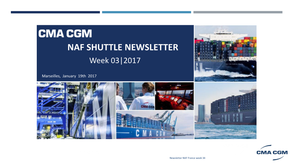 NAF SHUTTLE NEWSLETTER Week 03|2017