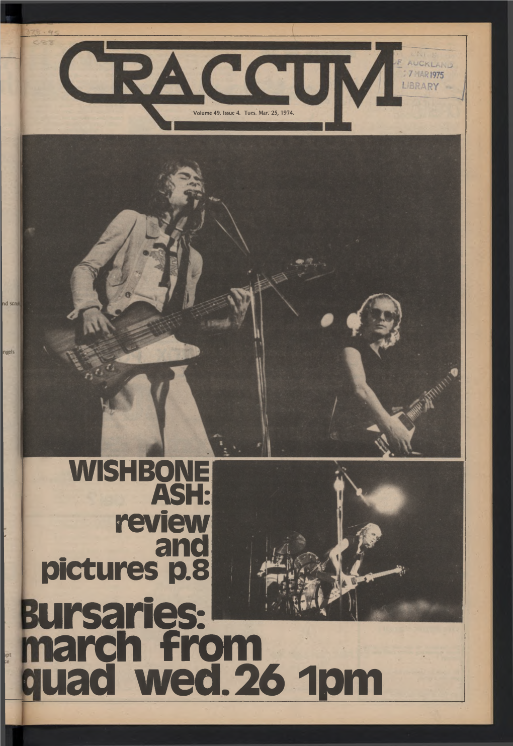 WISHBONE ASH: Review and Pictures P.8 Ursaries: Arch from Uad Wed