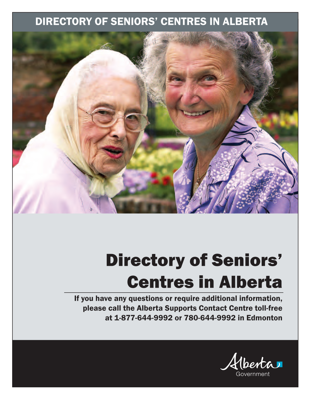 Directory of Seniors' Centres in Alberta