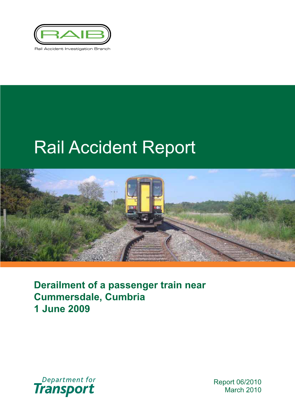 Rail Accident Report