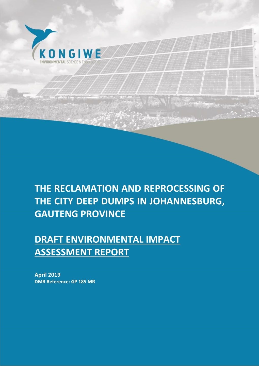 The Reclamation and Reprocessing of the City Deep Dumps in Johannesburg, Gauteng Province