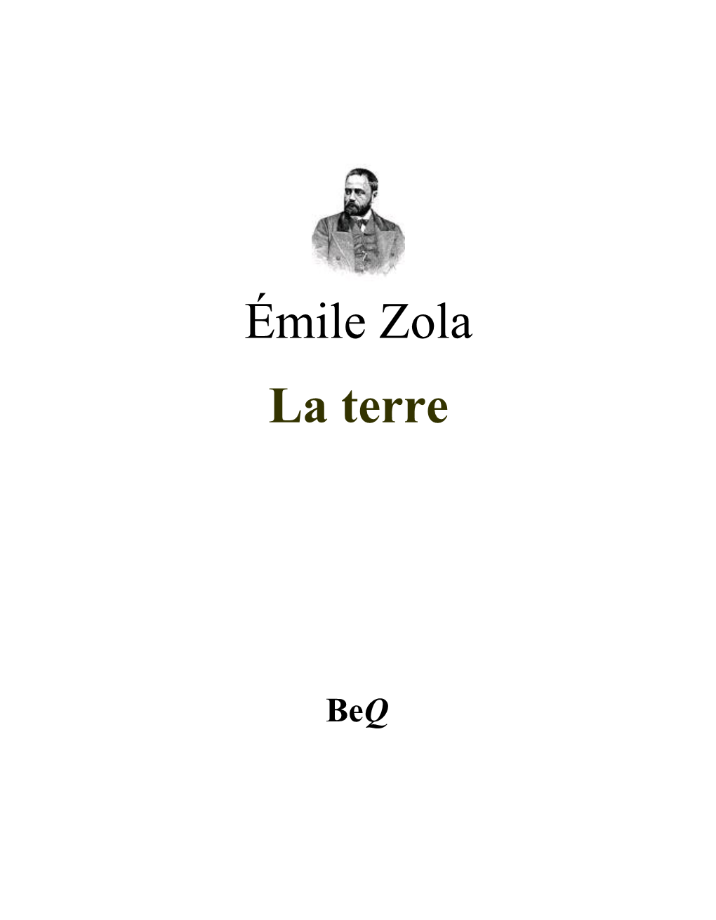 Émile Zola La Terre