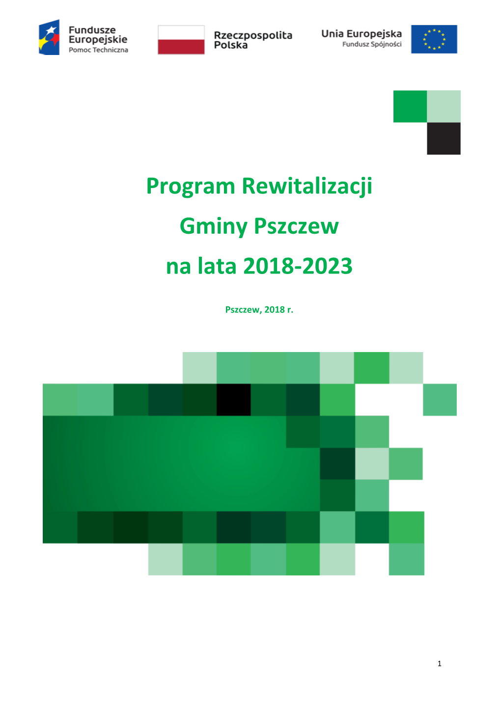 Program Rewitalizacji Gminy Pszczew Na Lata 2018-2023