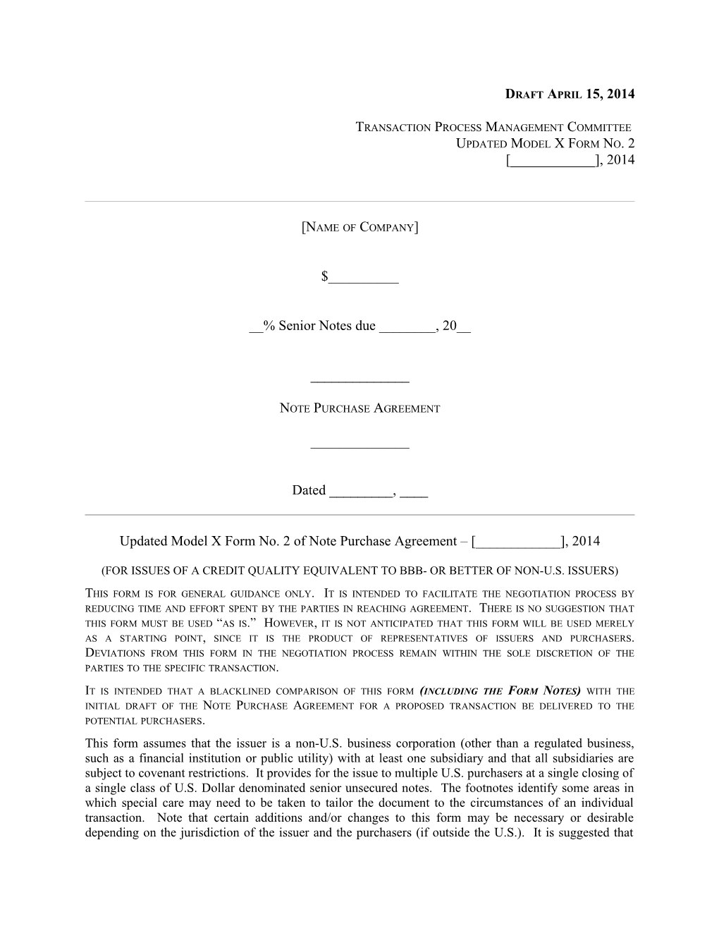 Transaction Process Management Committee