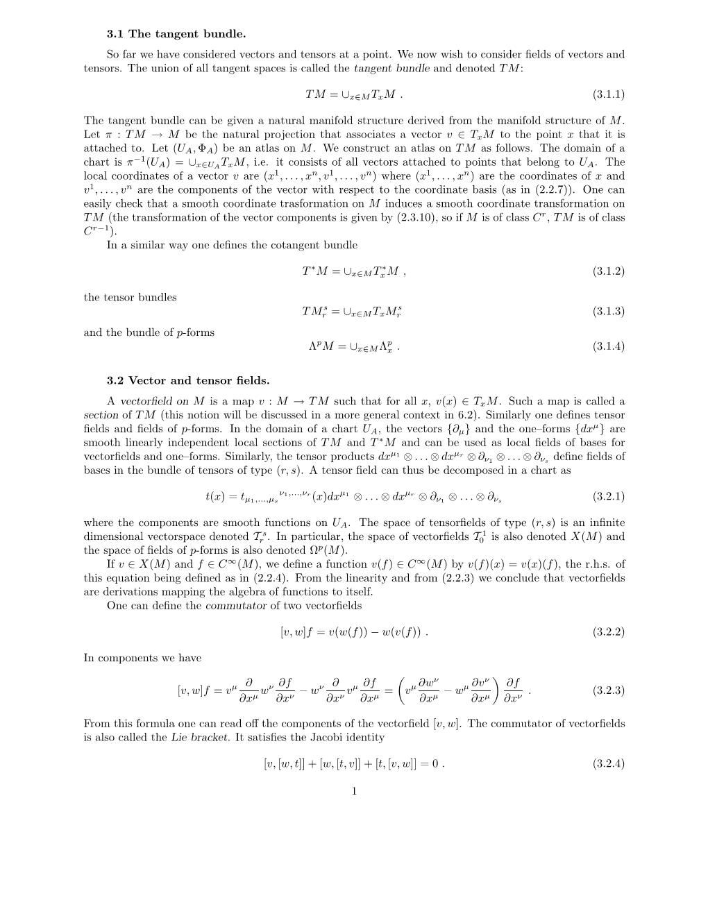 3. Tensor Fields