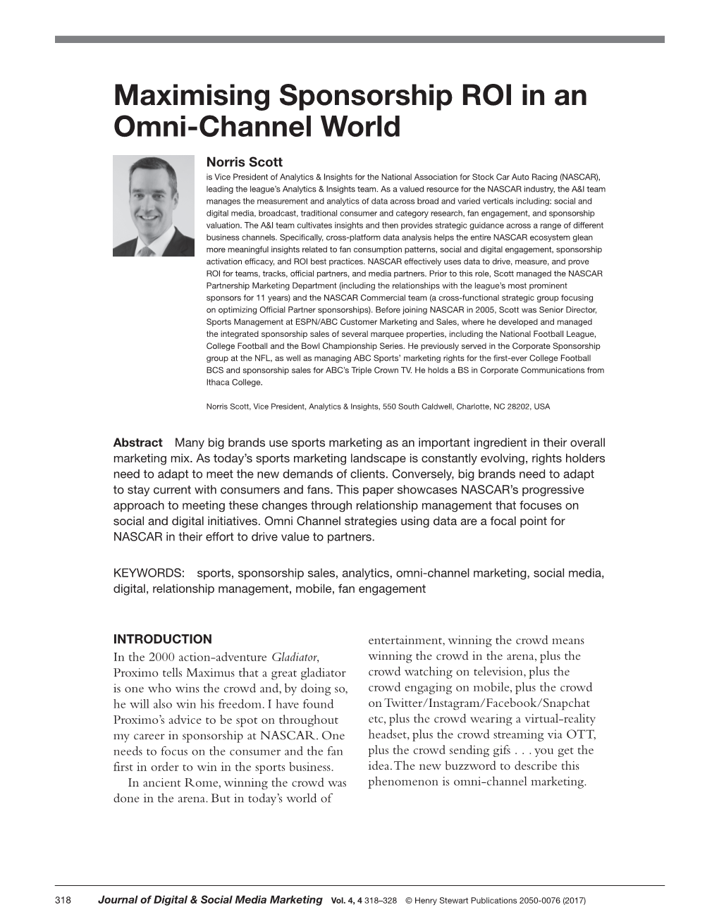 Maximising Sponsorship ROI in an Omni-Channel World