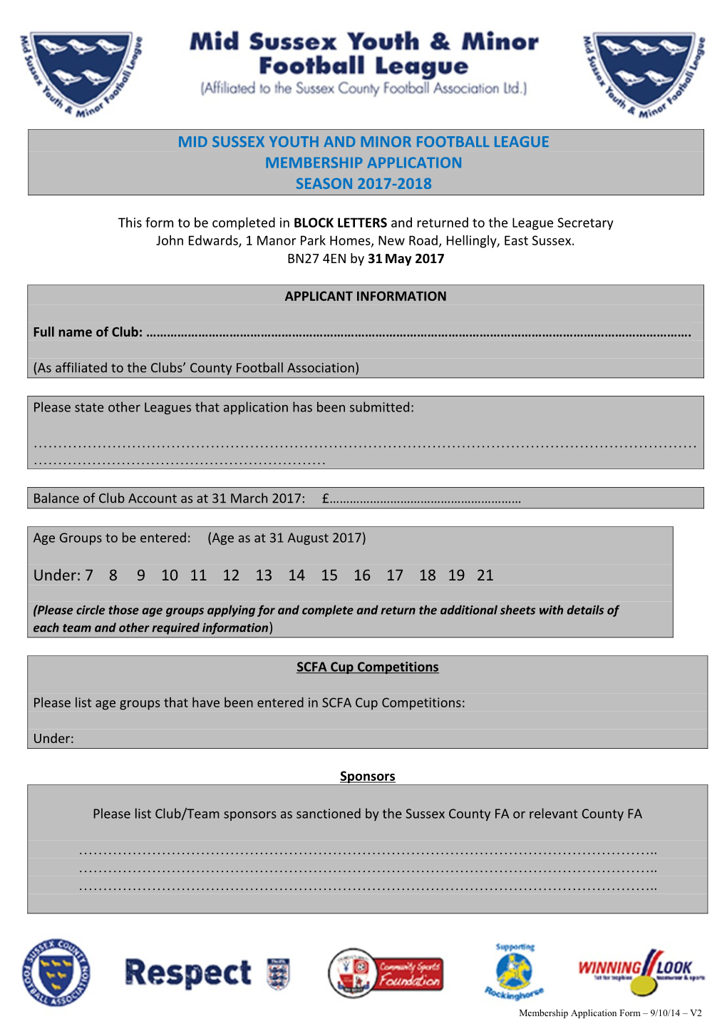 Mid Sussex Youth and Minor Football League