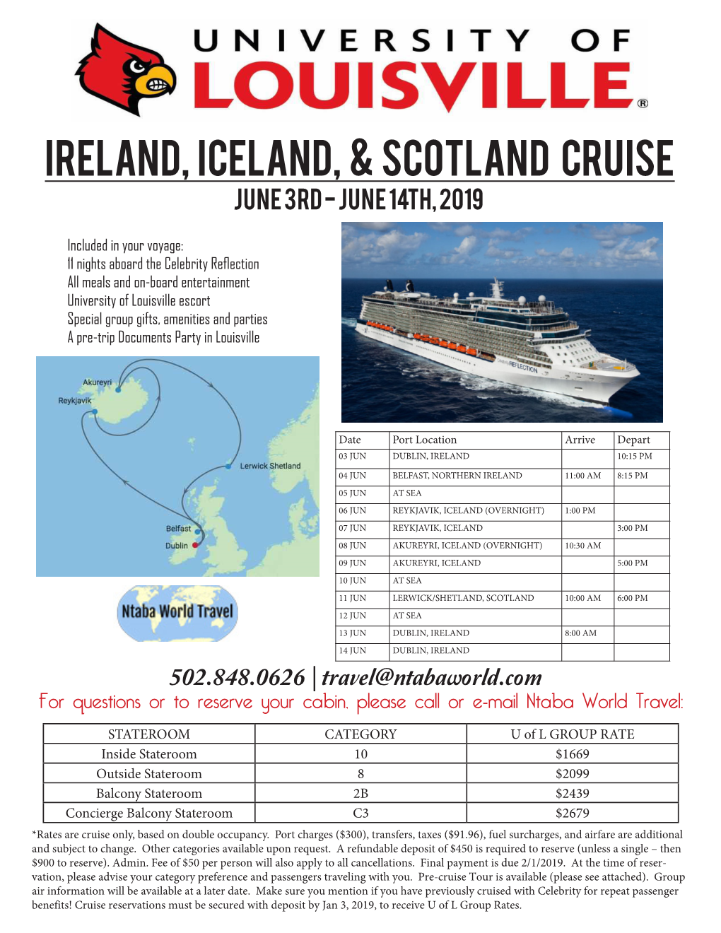 Ireland, Iceland, & Scotland Cruise