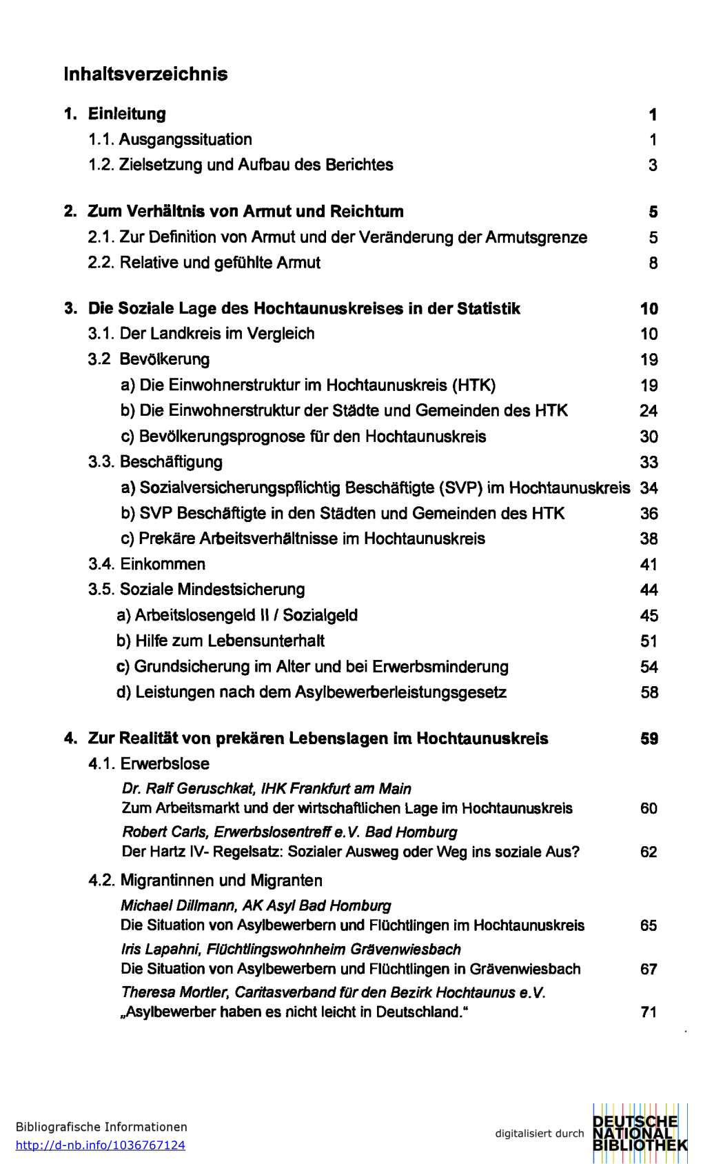 Inhaltsverzeichnis