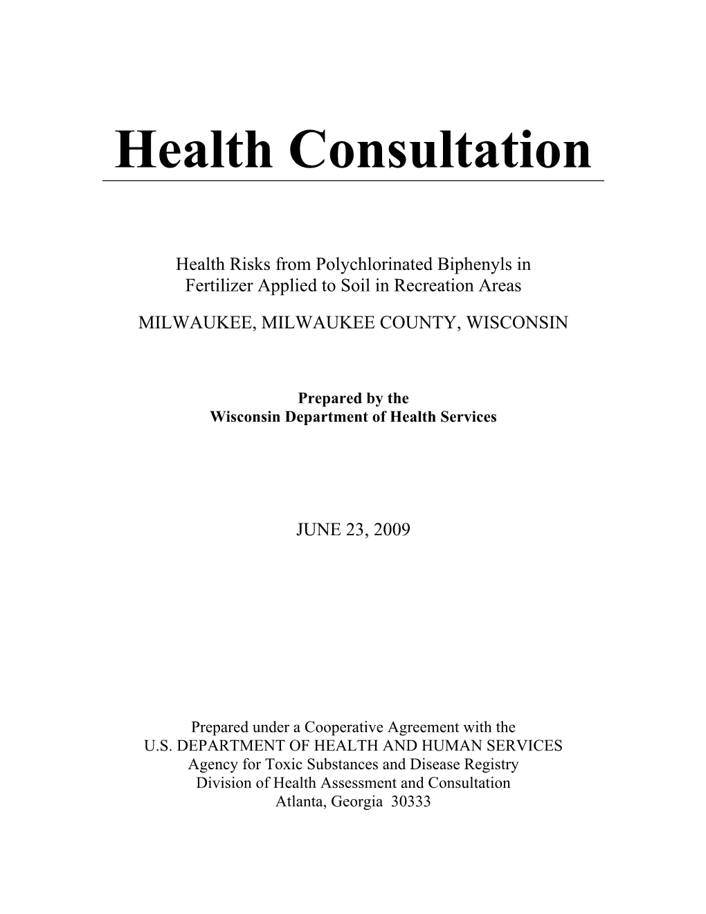 Health Consultation