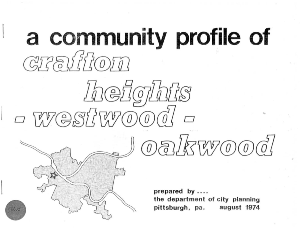 Crafton Heights Westwood Oakwood 1974