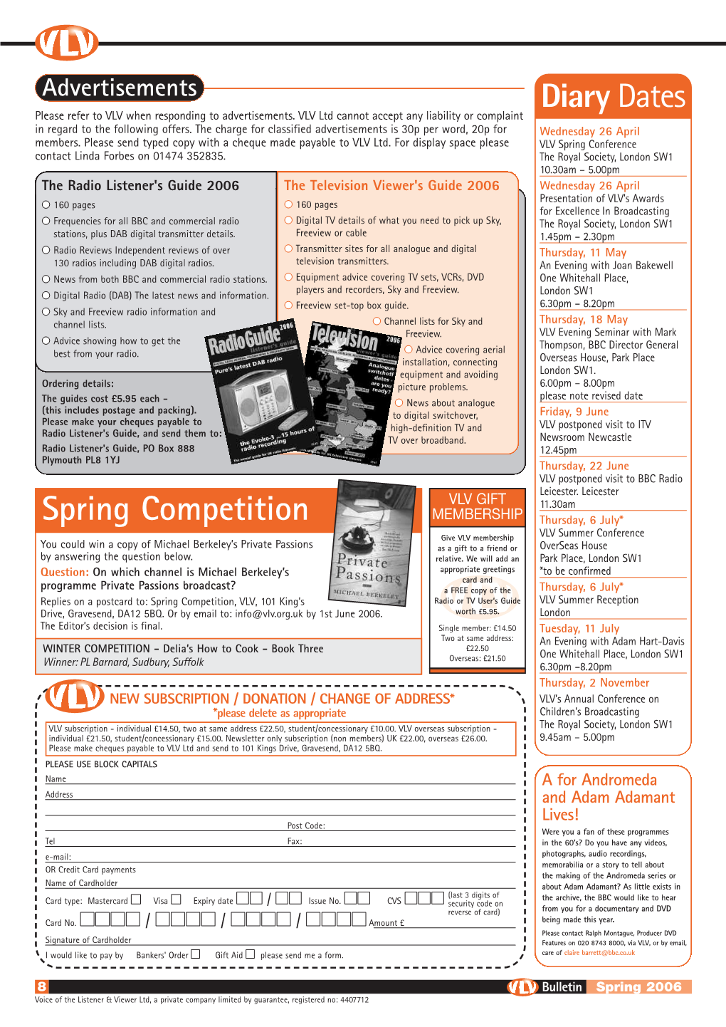 Spring 2006 Bulletin 85