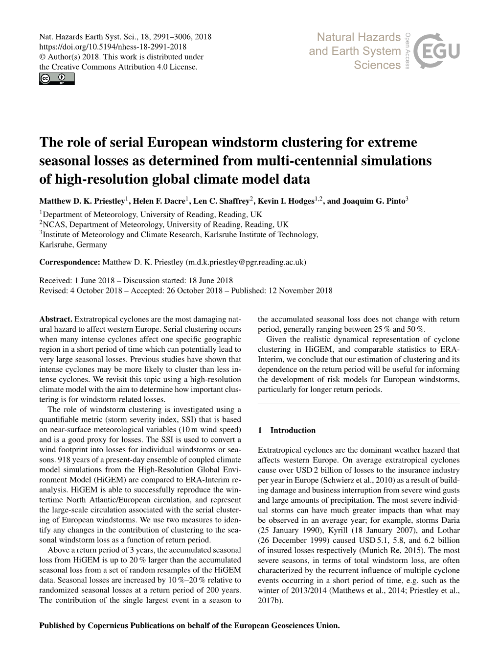 The Role of Serial European Windstorm Clustering for Extreme Seasonal