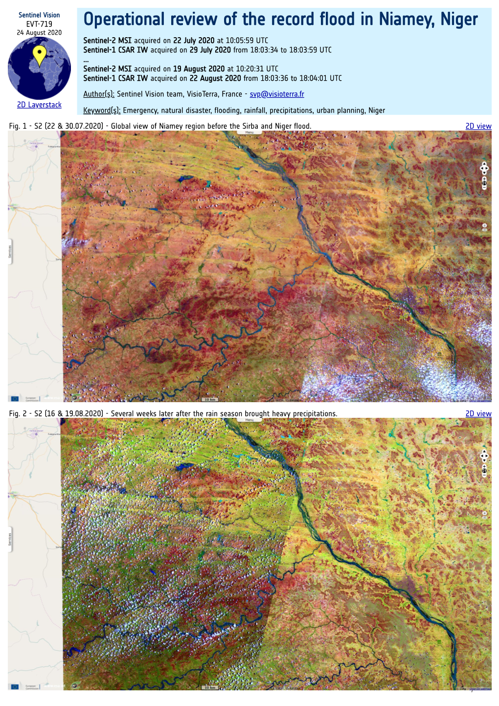 Operational Review of the Record Flood in Niamey, Niger