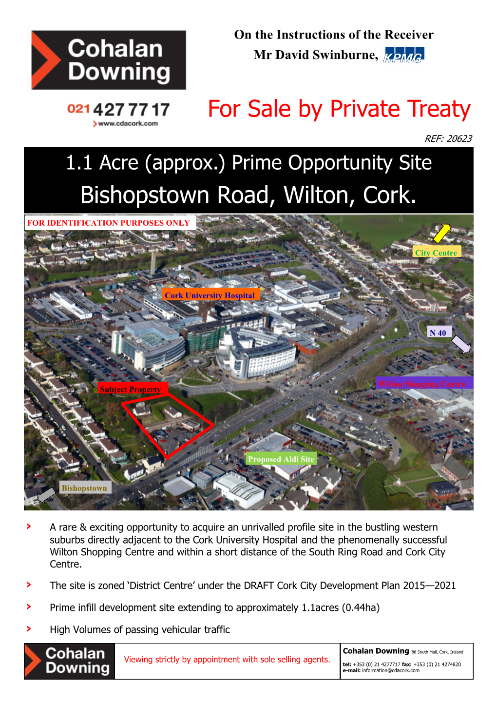 For Sale by Private Treaty Bishopstown Road, Wilton, Cork