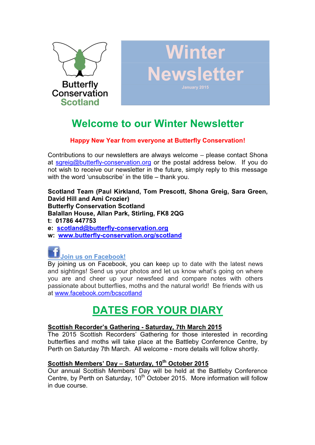 E-News Winter 2014/15