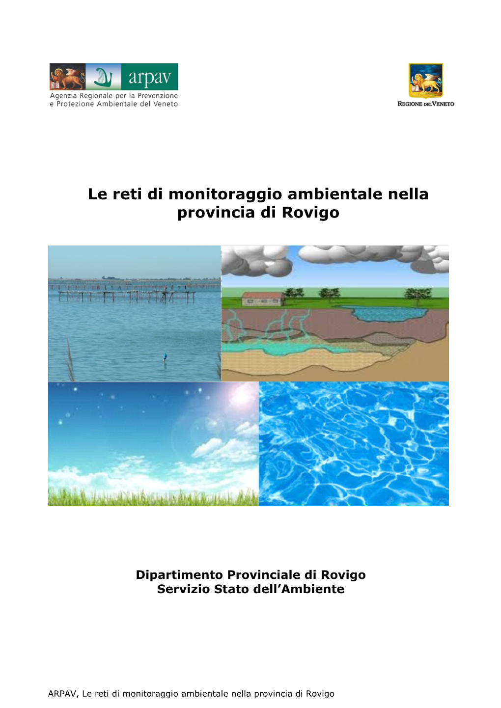 Le Reti Di Monitoraggio Ambientale Nella Provincia Di Rovigo