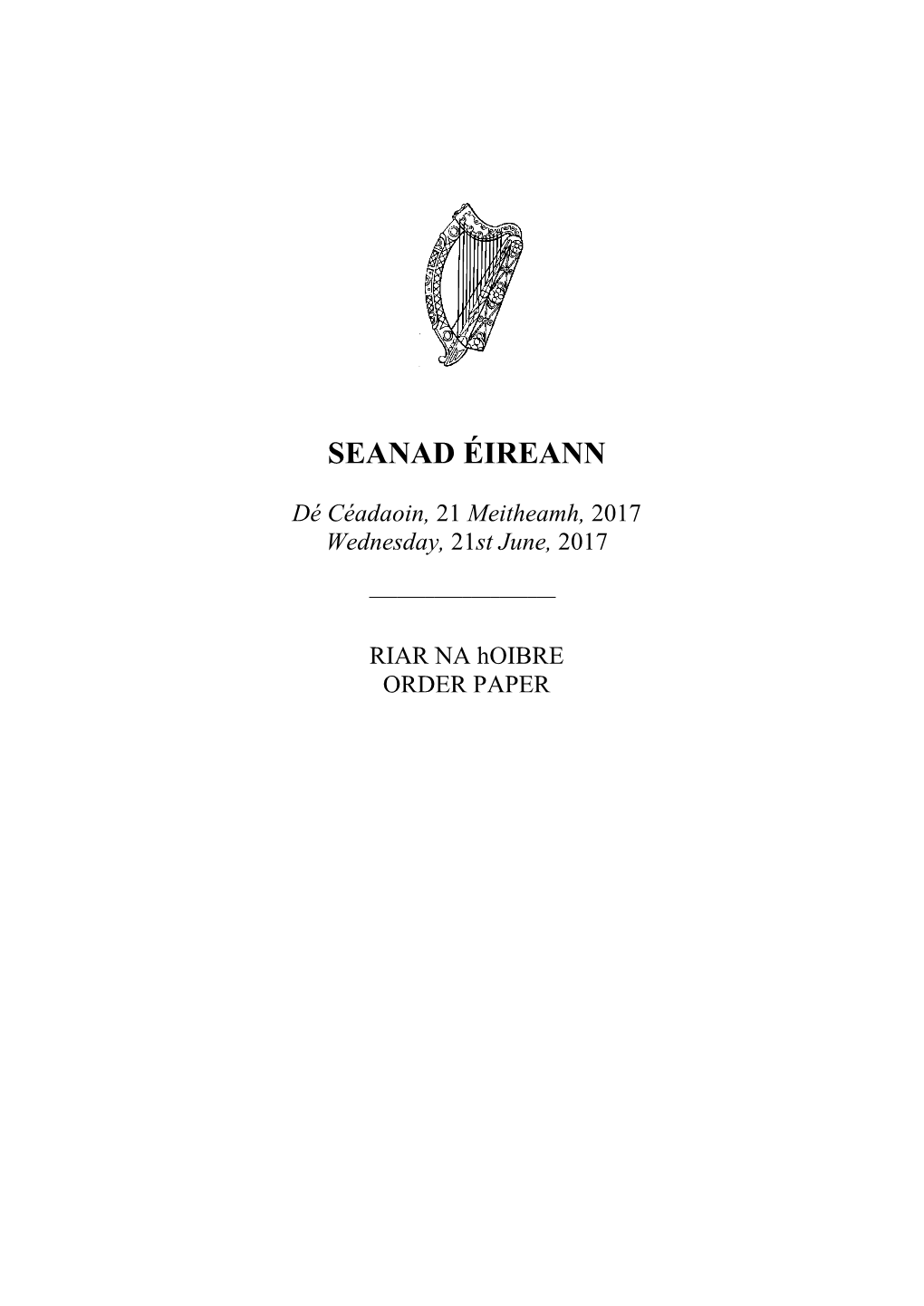 Seanad Éireann