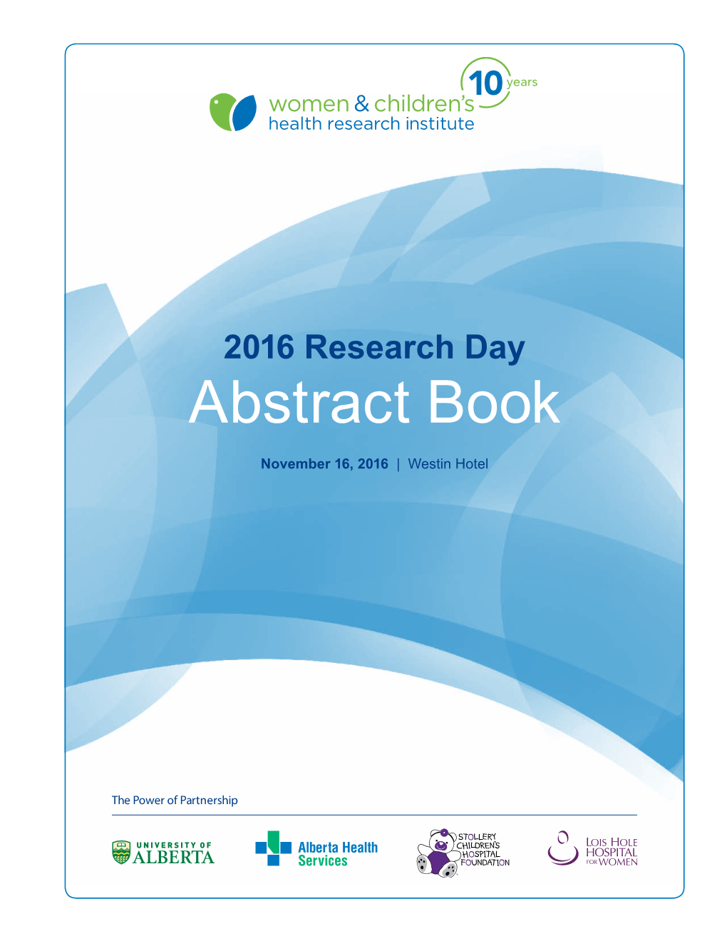 2016 Research Day Abstract Book