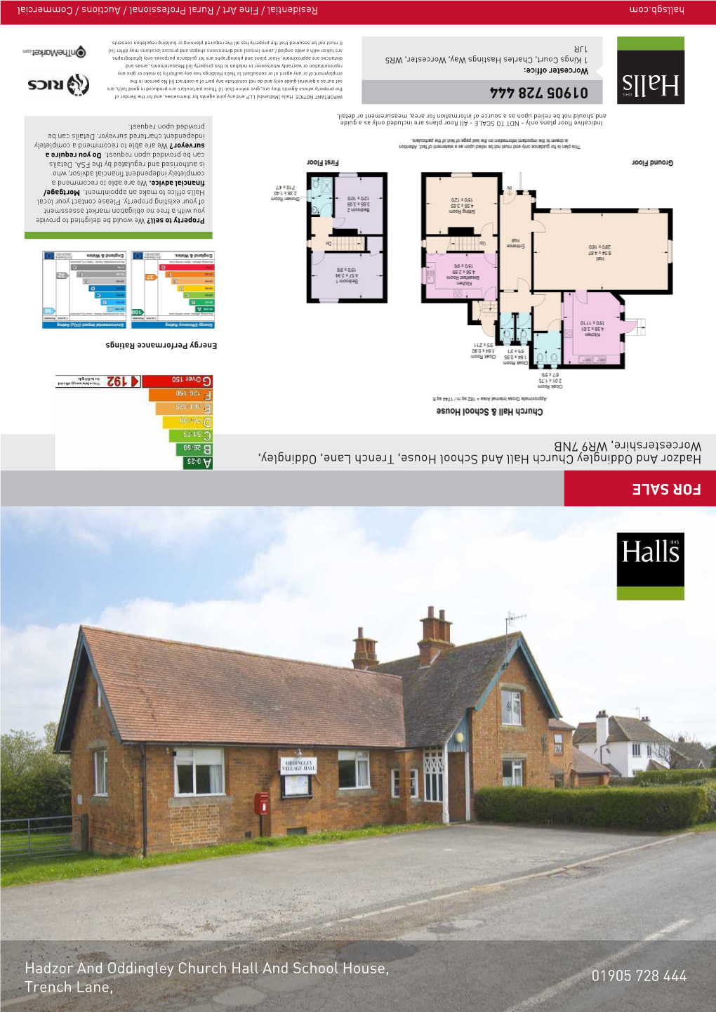 Hadzor and Oddingley Church Hall and School House, Trench Lane, Oddingley, Worcestershire, WR9 7NB