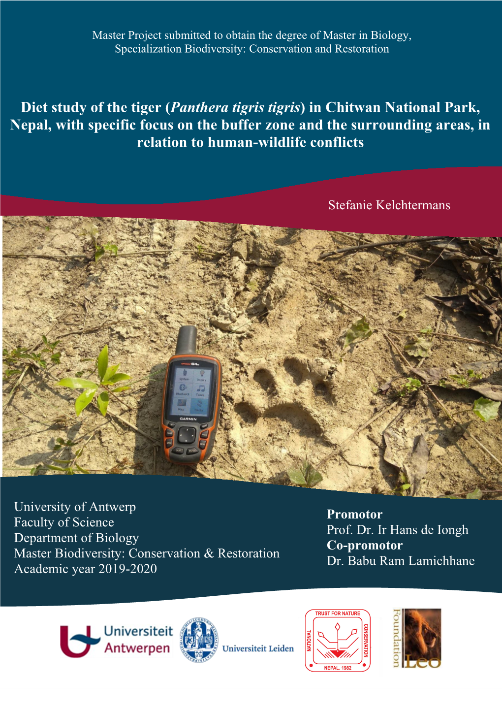 Diet Study of the Tiger (Panthera Tigris Tigris) in Chitwan National Park