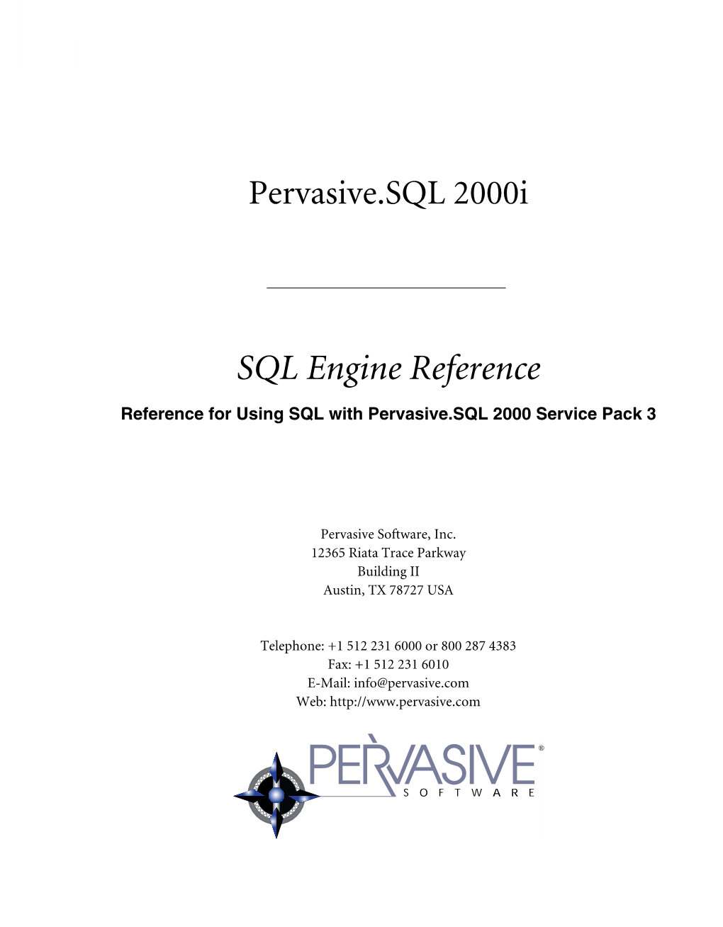 SQL Engine Reference