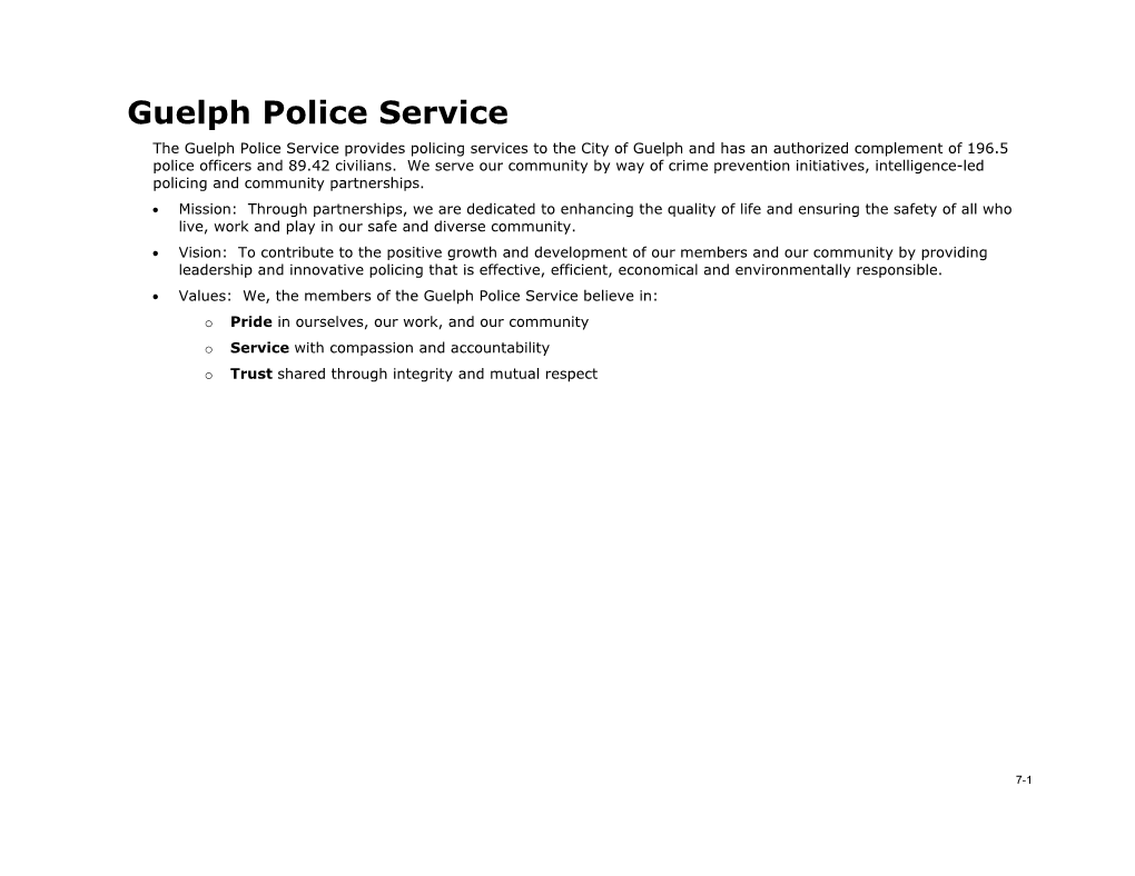 Guelph Police Service