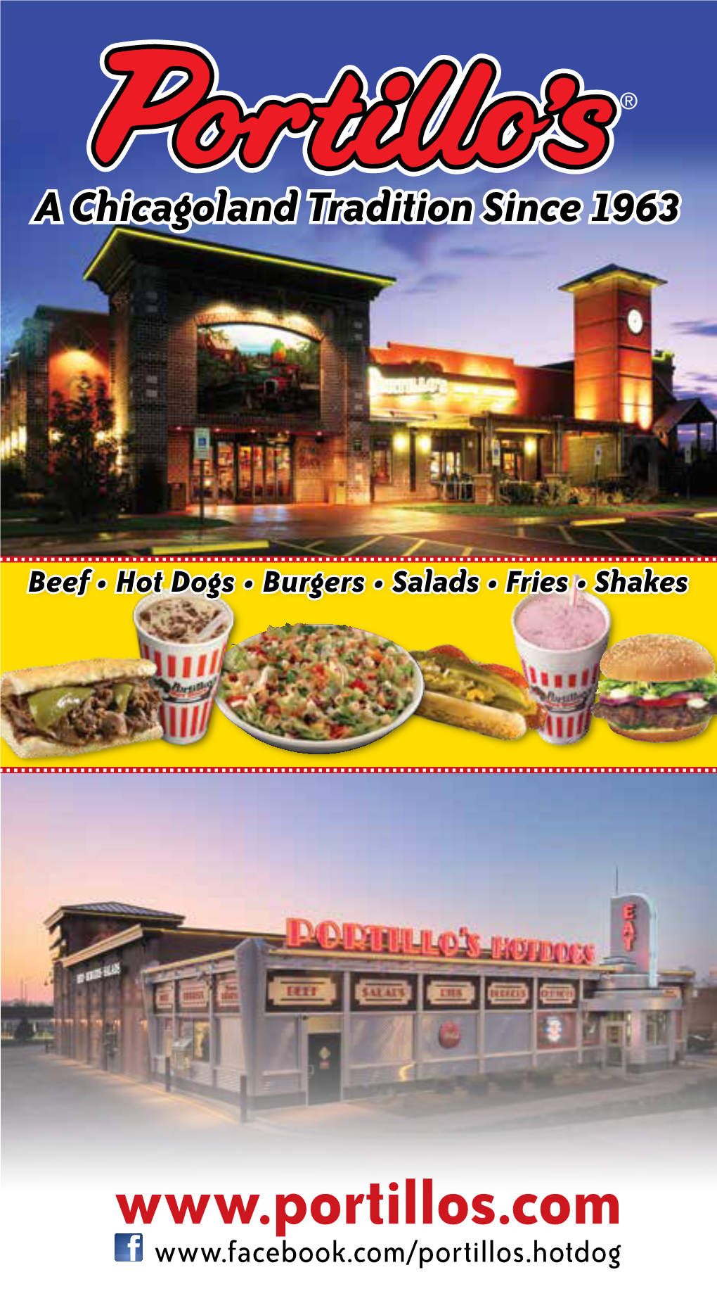 Beef • Hot Dogs • Burgers • Salads • Fries • Shakes SMOOTHIES (300-500 Cal) ASK YOUR SERVER for TODAY’S FLAVOR!