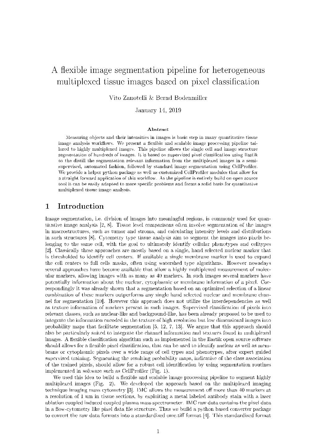 A Flexible Image Segmentation Pipeline for Heterogeneous