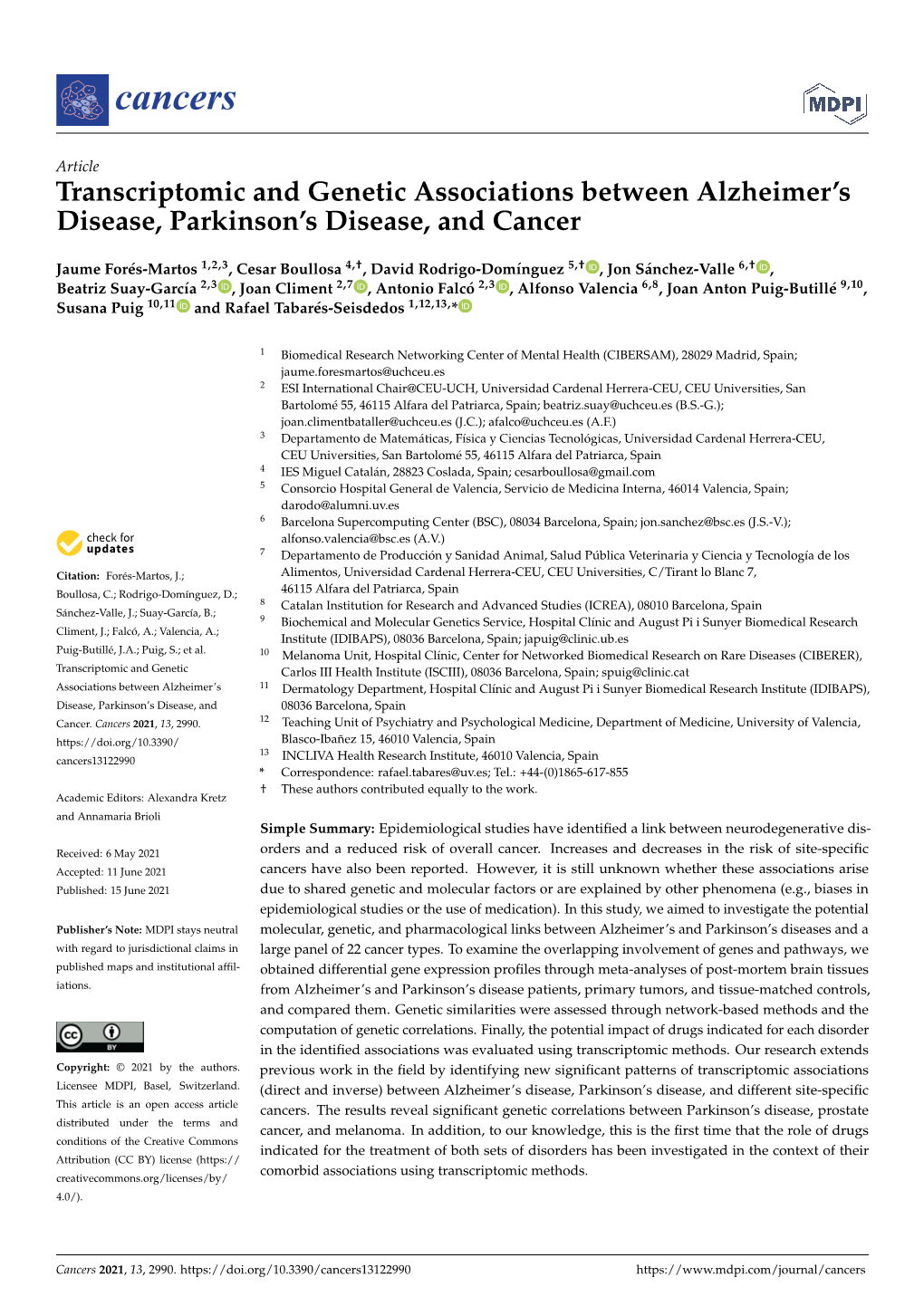 Transcriptomic and Genetic Associations Between Alzheimer's