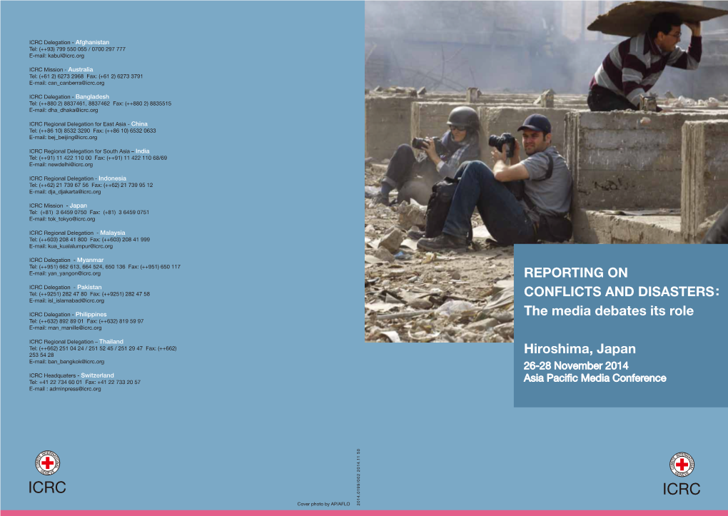 Reporting on Conflicts and Disasters