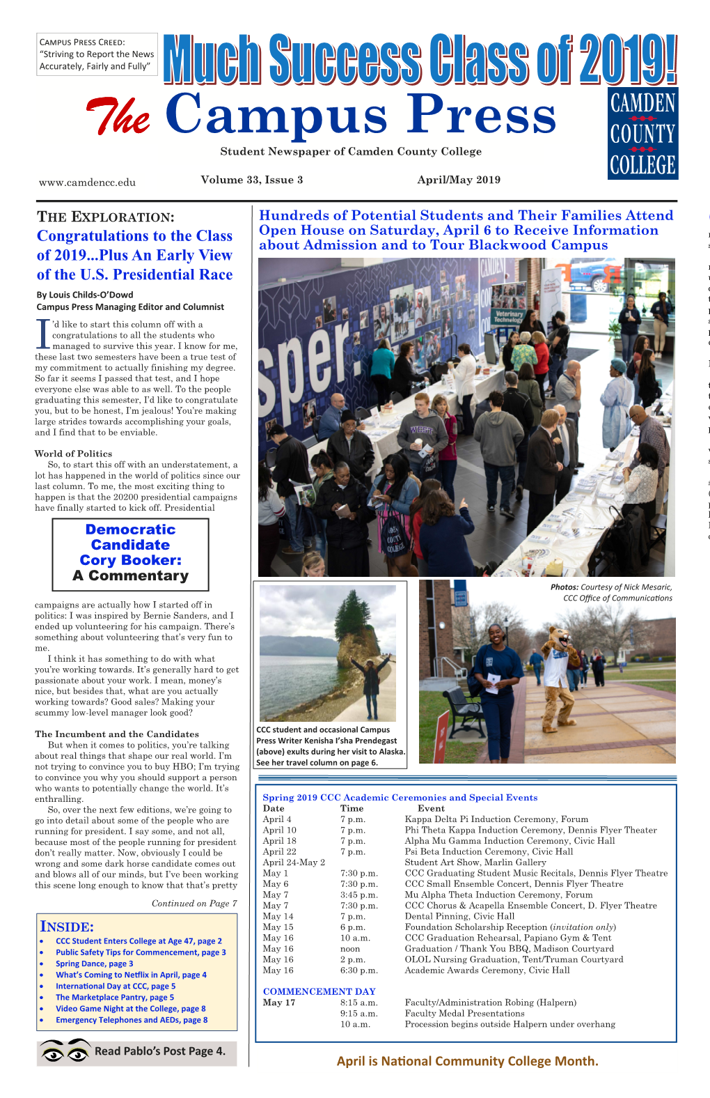 Campus Press April May 2019 Online Edition